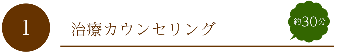 治療カウンセリング