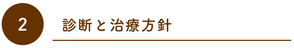 診断と治療方針